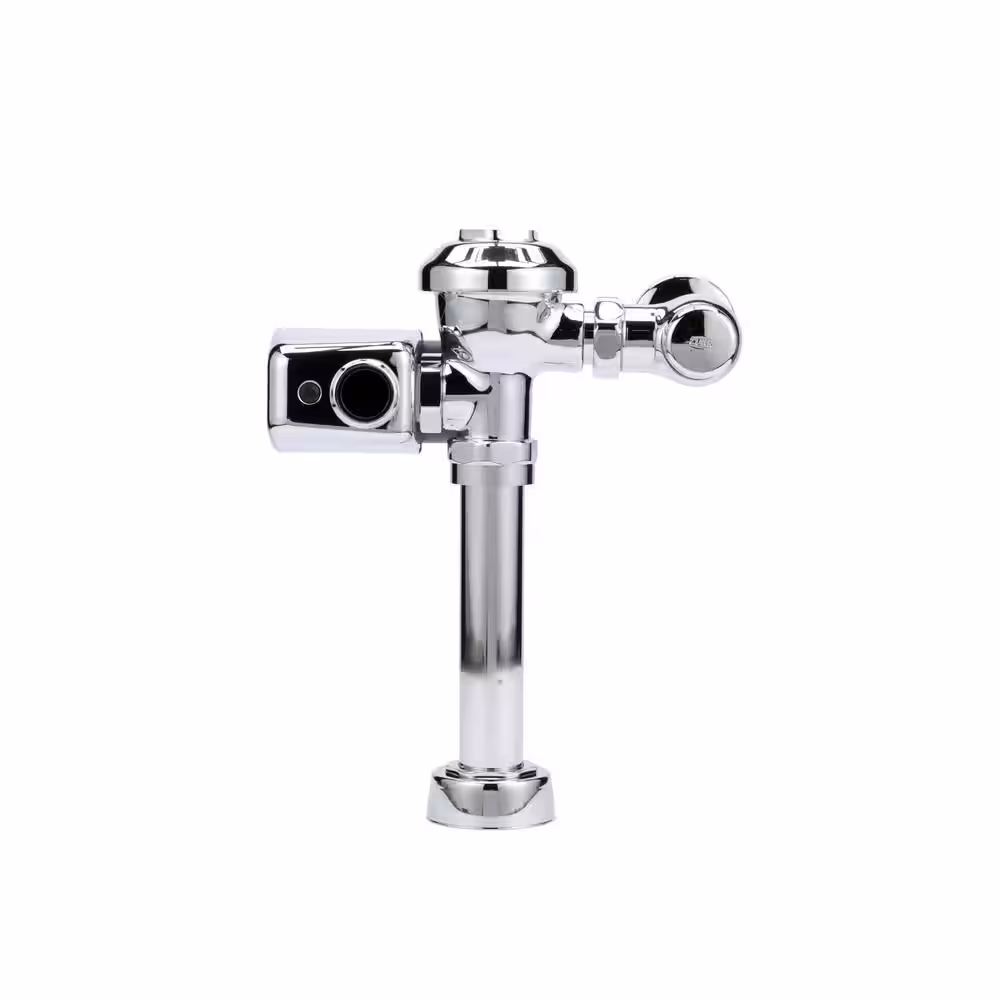 Zurn AquaVantage AV ZER Exposed Sensor Diaphragm Flush Valve with 1.6 GPF and Complete Plated Plastic in Chrome