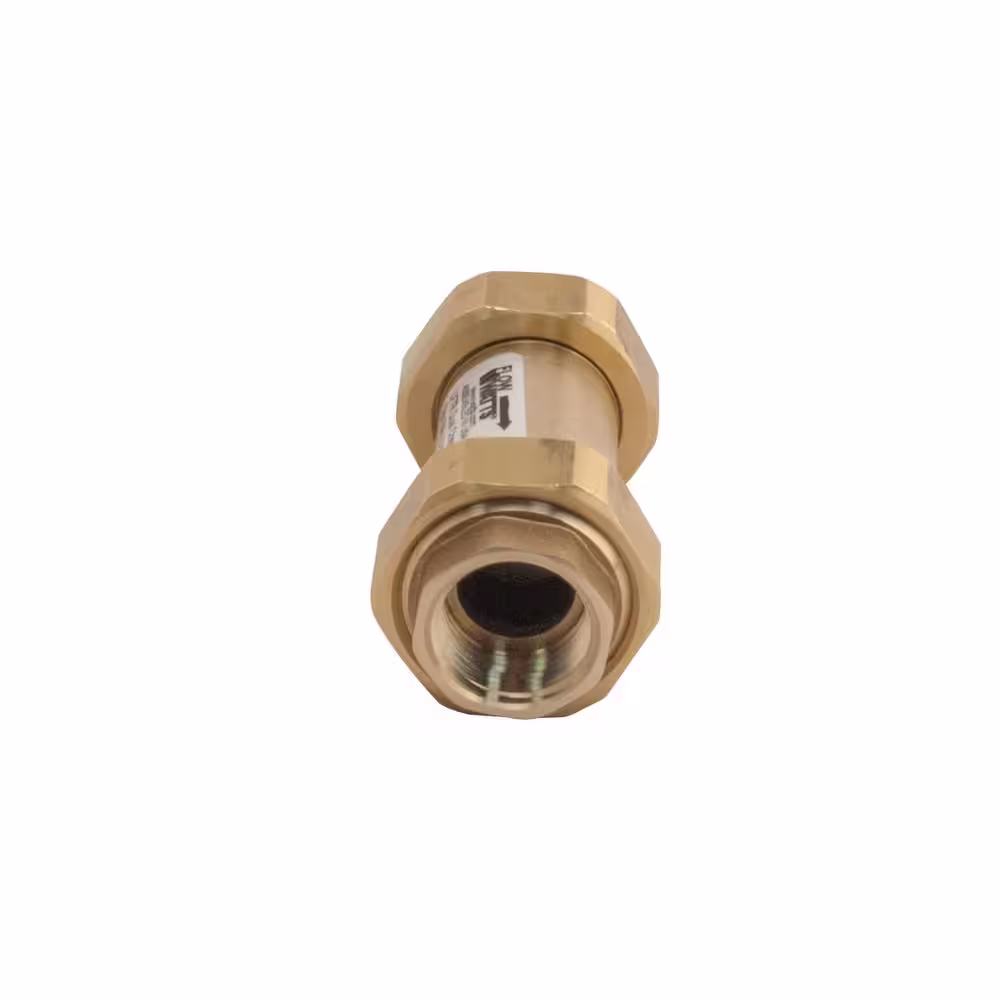 Watts 3/4 in. x 3/4 in. Lead Free Residential Dual Check Valve, Union Female NPT Inlet x Union Female NPT Outlet