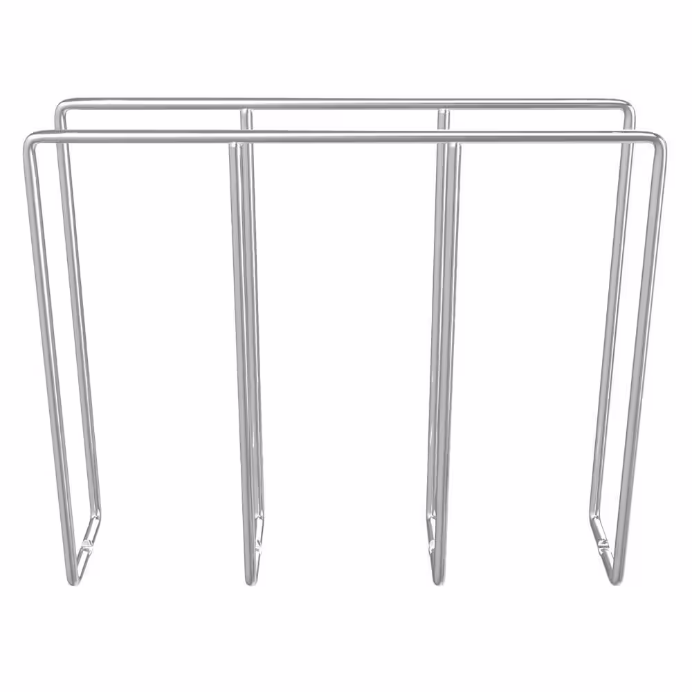 Rev-A-Shelf 10 in. H x 3 in. W x 11.88 in. D U-Shaped Chrome Steel Tray Divider Organizer