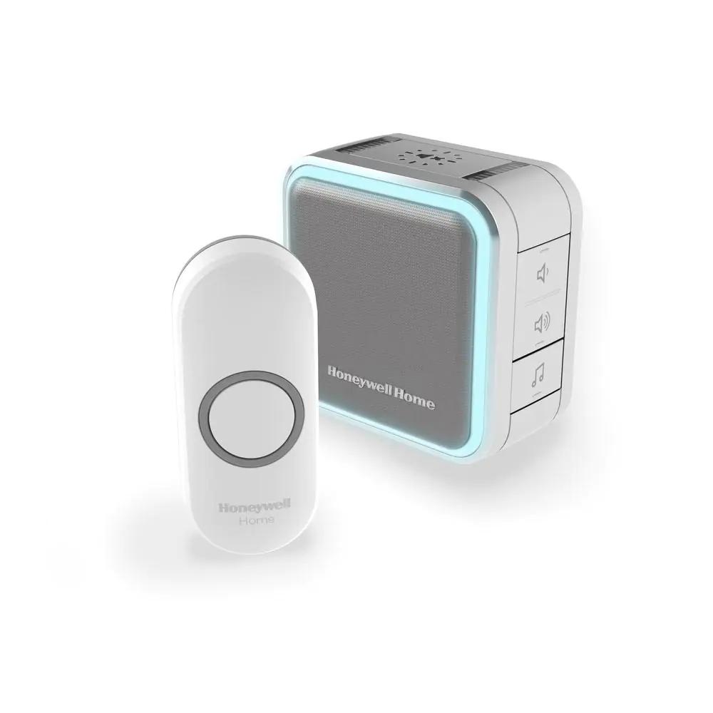 Honeywell Home Series 5 Wireless Doorbell with Halo Light and Push Button