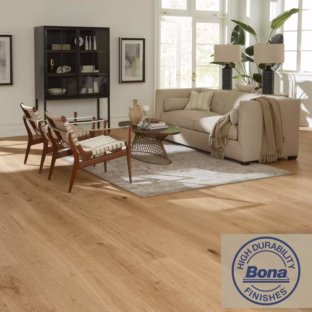 ASPEN FLOORING Marigold White Oak 9/16 in. T x 8.66 in. W Water Resistant Engineered Hardwood Flooring (937.5 sqft/pallet)