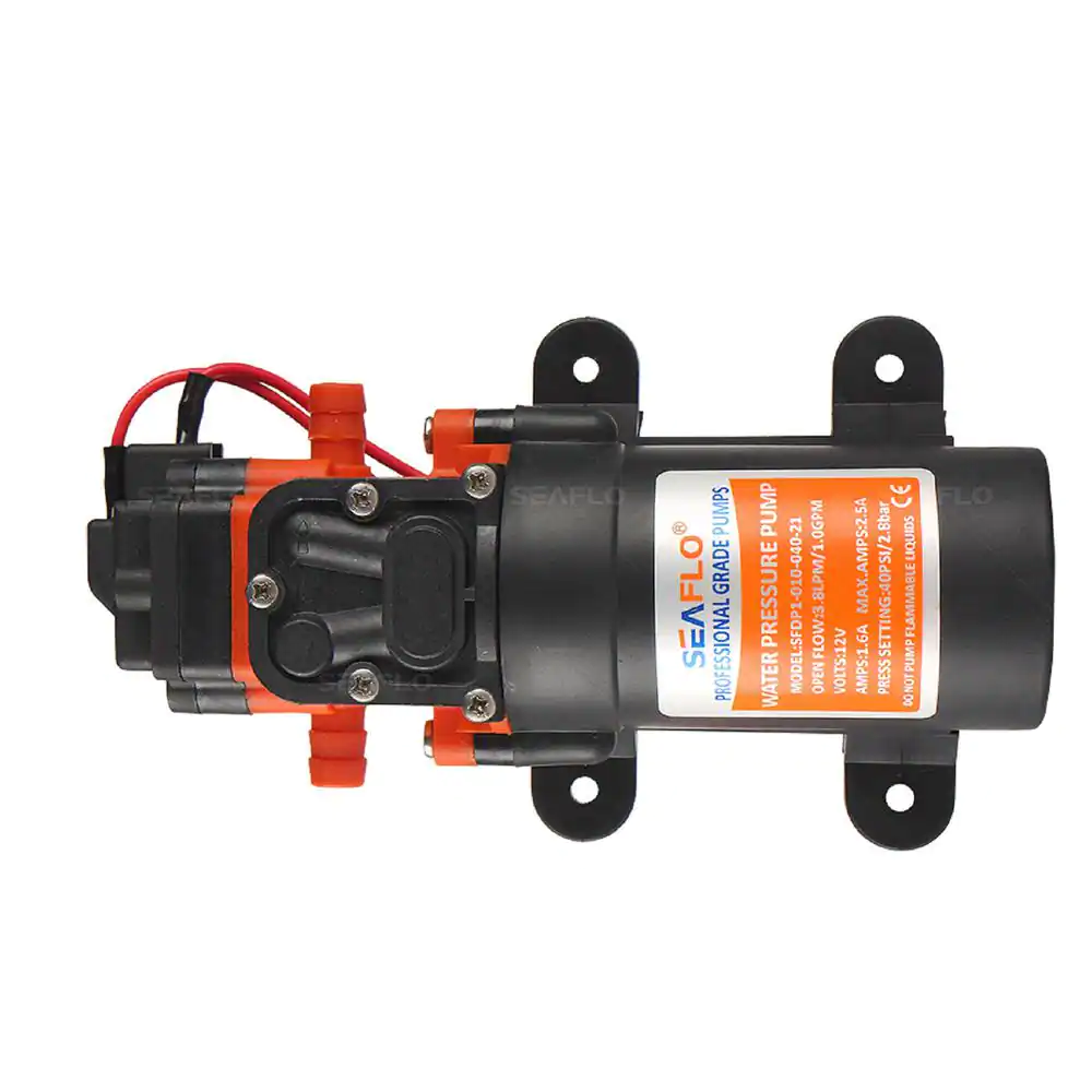 SEAFLO 1.2 GPM 0.4 HP Water Pressure Diaphragm Pump