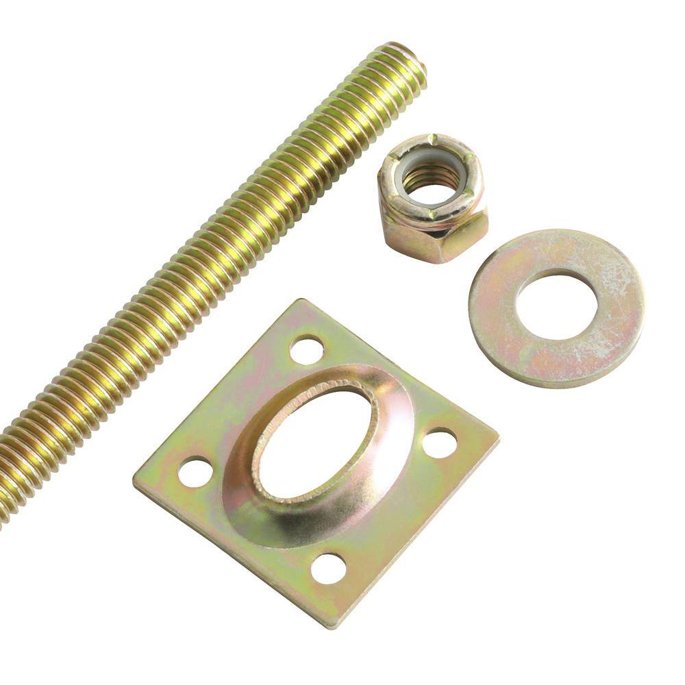 Everbilt 6 in. Yellow Chromate-Plated Bolt Type Swing Hardware