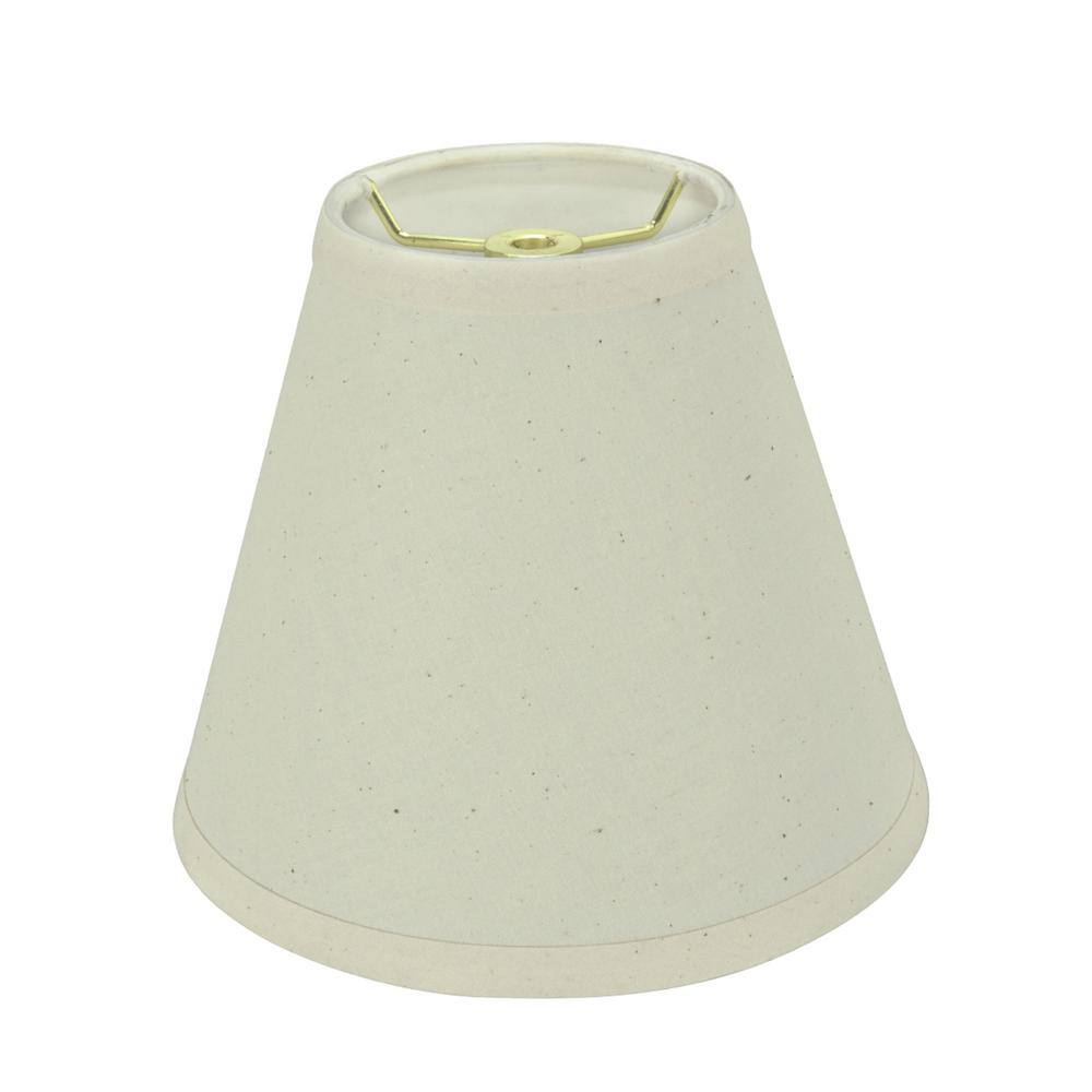 Aspen Creative Corporation 8 in. x 7 in. Off White Hardback Empire Lamp Shade