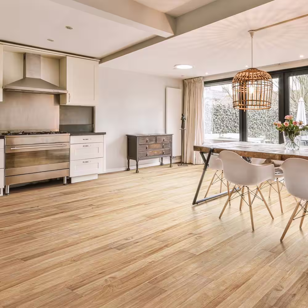A&A Surfaces Woodland Beach Break 12 MIL x 7.1 in. W x 48 in. L Click Lock Waterproof Luxury Vinyl Plank Flooring (23.8 sqft/case)