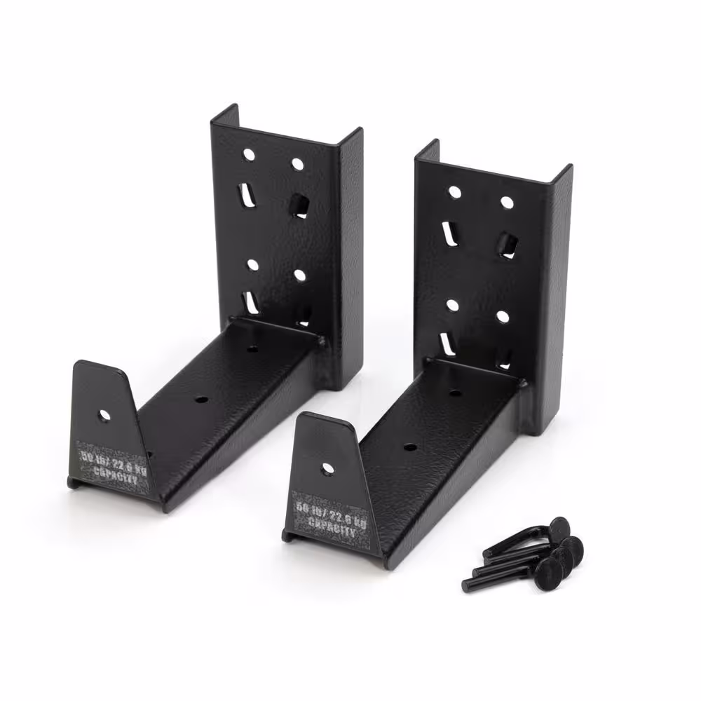 DEWALT 6 in. Hanger / Cantilever Bracket Set for DeWALT Industrial Storage Racks (2-Piece)