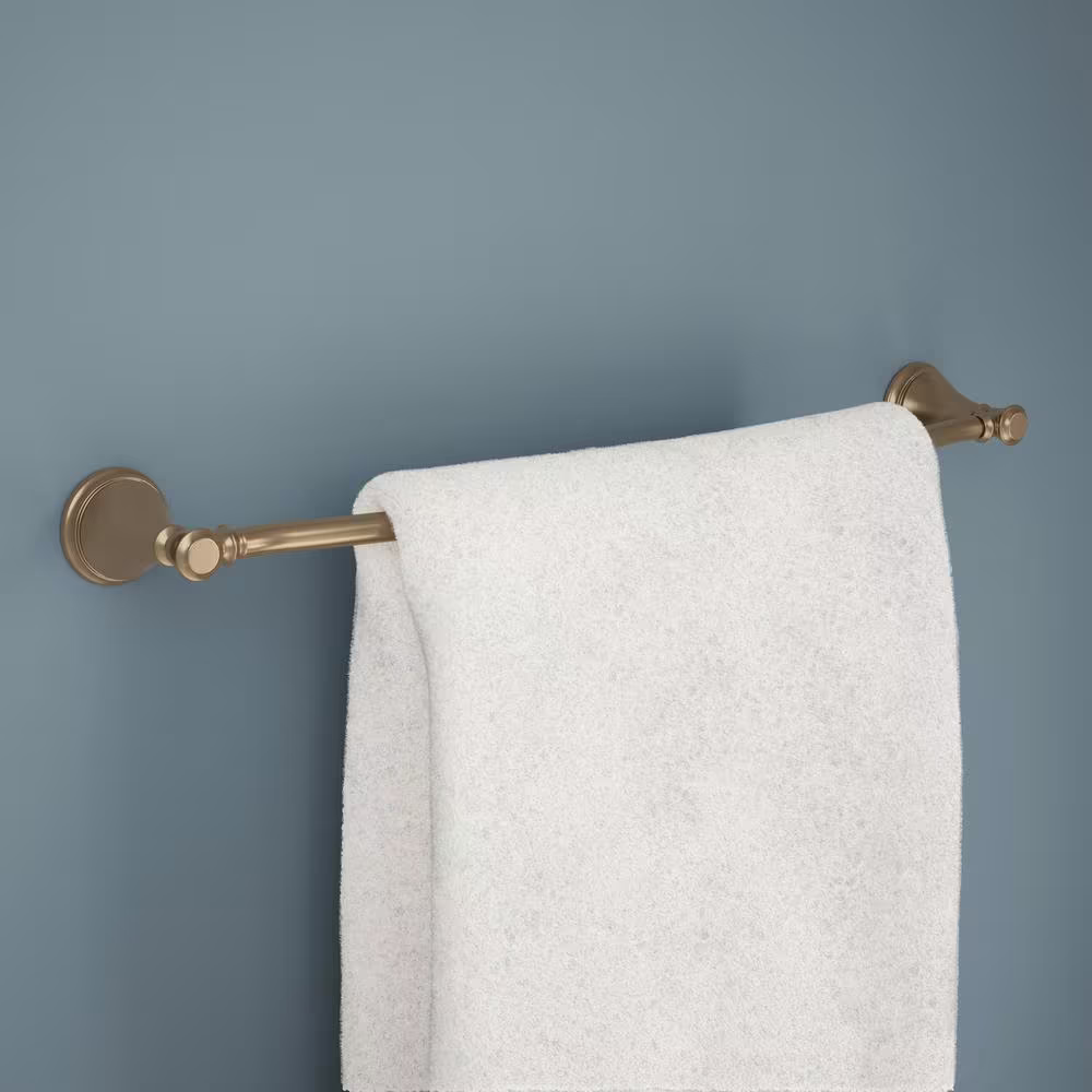 Delta Cassidy 24 in. Towel Bar in Champagne Bronze