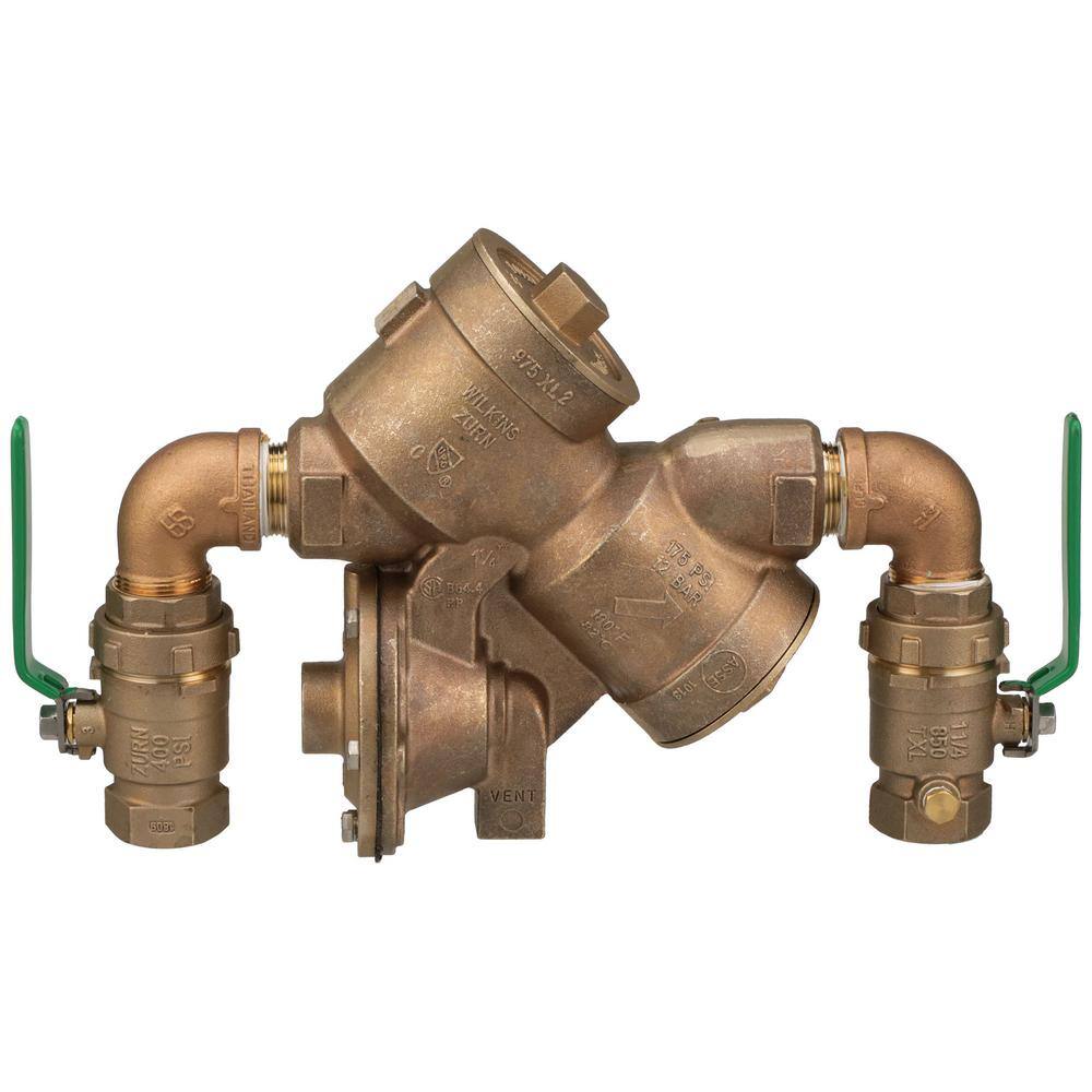 Wilkins 1-1/4 in. 975XL2SE Reduced Pressure Principle Backflow Preventer