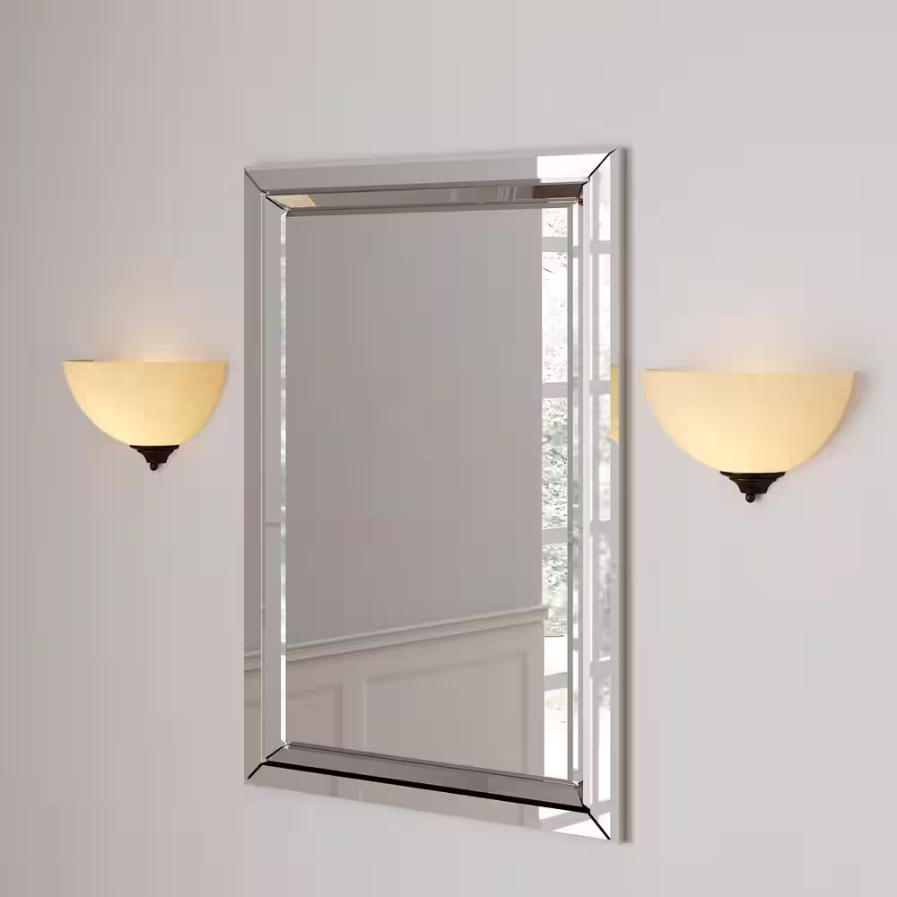 SATCO 1-Light Old Bronze Sconce with Tuscan Suede Glass Shade