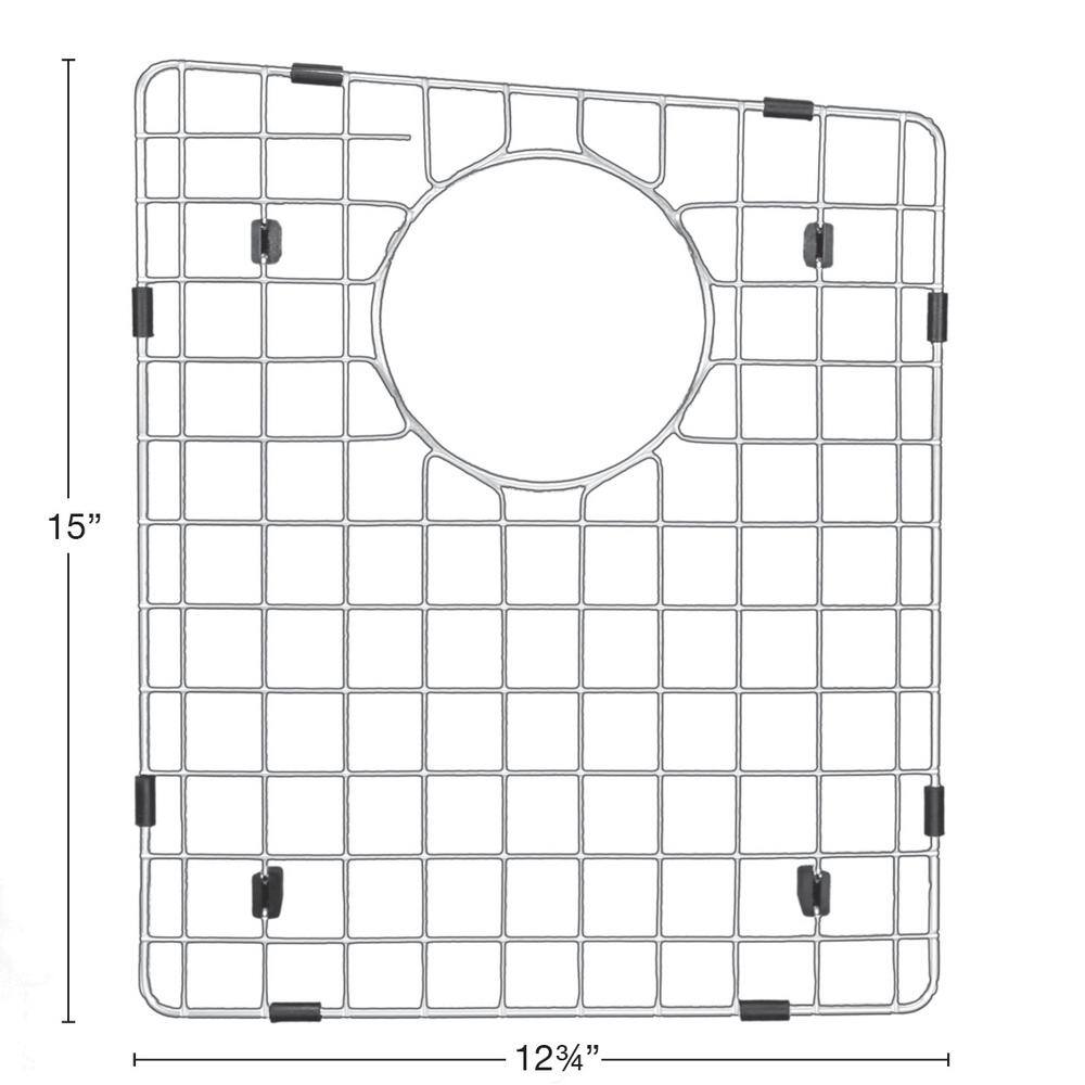 Karran 12-3/4 in. x 15 in. Stainless Steel Bottom Grid Fits QT-710 / QU-710