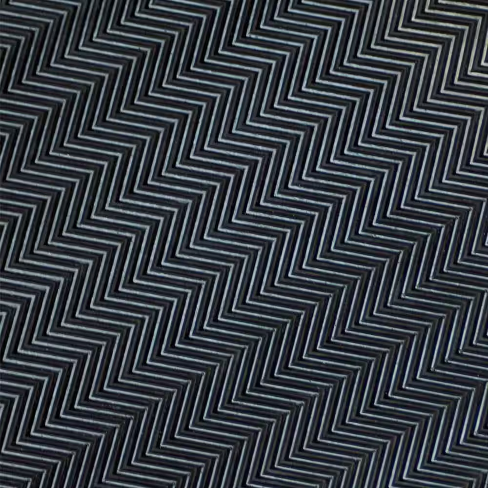 Goodyear Fish-Bone Rubber Flooring Black 36 in. W x 300 in. L Rubber Flooring (75 sq. ft.)