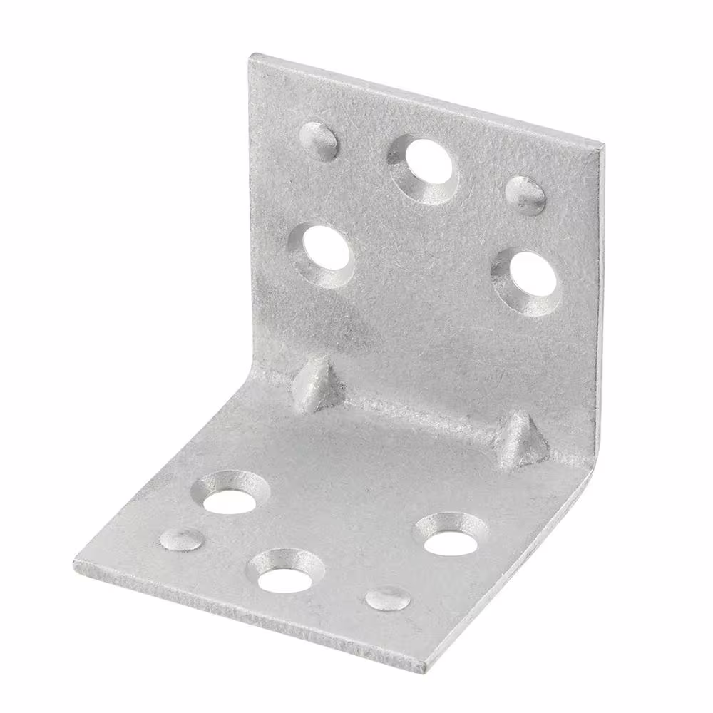 Everbilt 1.5 in. Galvanized Double-Wide Corner Brace (2-Pack)