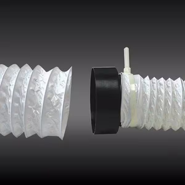 Everbilt 3 in. to 4 in. Plastic Duct to Duct Increaser