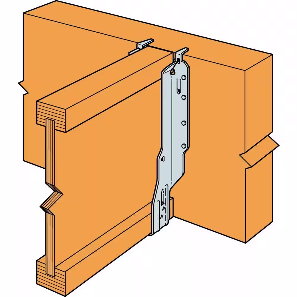 Simpson Strong-Tie IUS Galvanized Face-Mount Joist Hanger for 2-5/16 in. x 16 in. Engineered Wood