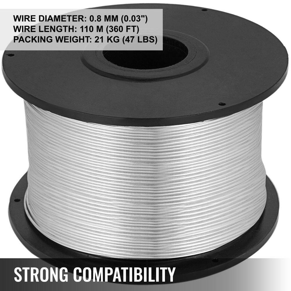 VEVOR Rebar Tie Wire Coil 10 Rolls Rebar Tying Tool 360 ft. x 0.03 in. for Automatic Rebar Tying Machine Supplies