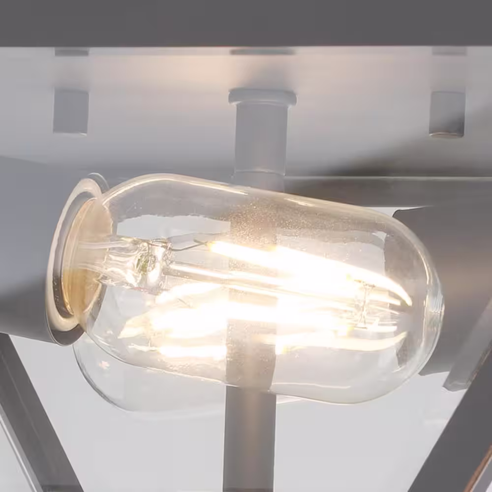 Luminosa Glenneyre 13''W Flushmount ORB Finish Clear Glass