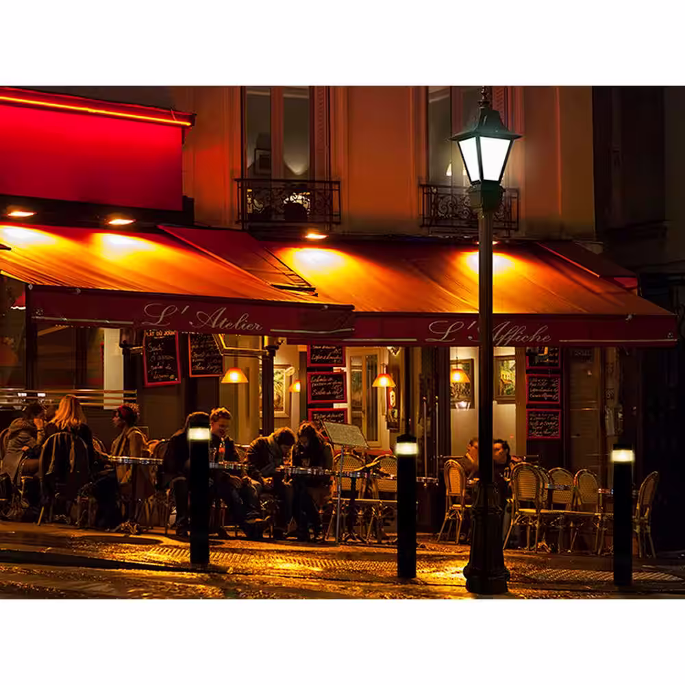 SOLUS Line-Voltage Black LED Landscape Bollard Light Exterior with Surface Mounted Aluminum Construction