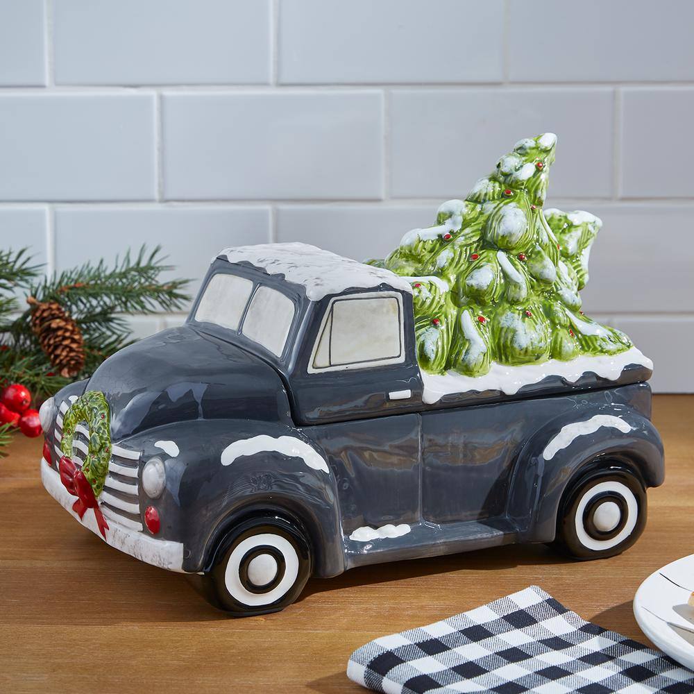 Park Designs Black Home for Christmas Cookie Jar