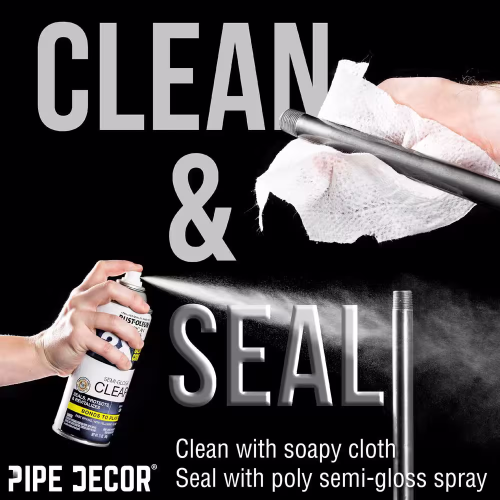 PIPE DECOR 3/4 in. Black Malleable Iron Cap with Plastic Leveler Foot for 3/4 in. Pipe Leg Furniture (4-Pack)
