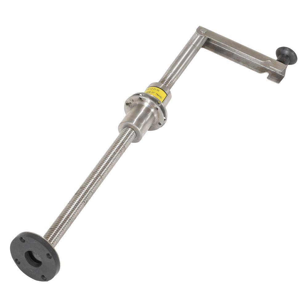 Vestil 30 in. Stainless Steel Leveling Jack