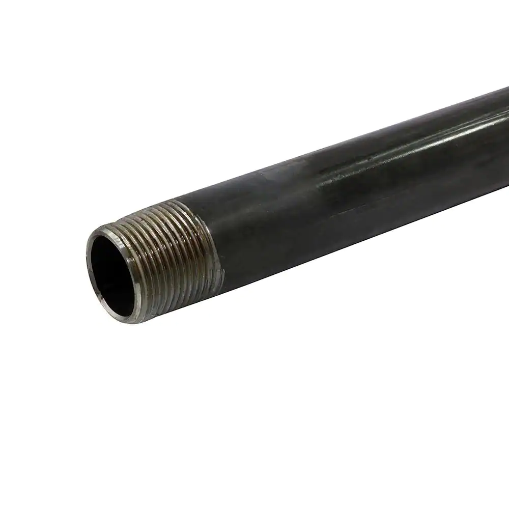 The Plumber's Choice 1/2 in. x 36 in. Black Steel Pipe