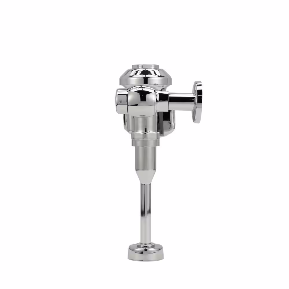 Zurn AquaVantage AV ZER Exposed Sensor Diaphragm Flush Valve with 0.5 GPF and Metal Cover in Chrome