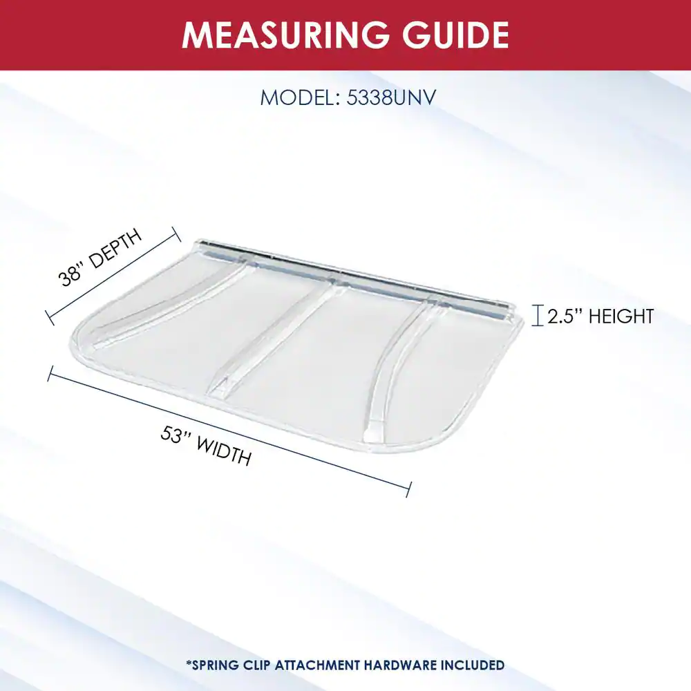 SHAPE PRODUCTS 53 in. W x 38 in. D x 2-1/2 in. H Premium Square Flat Window Well Cover