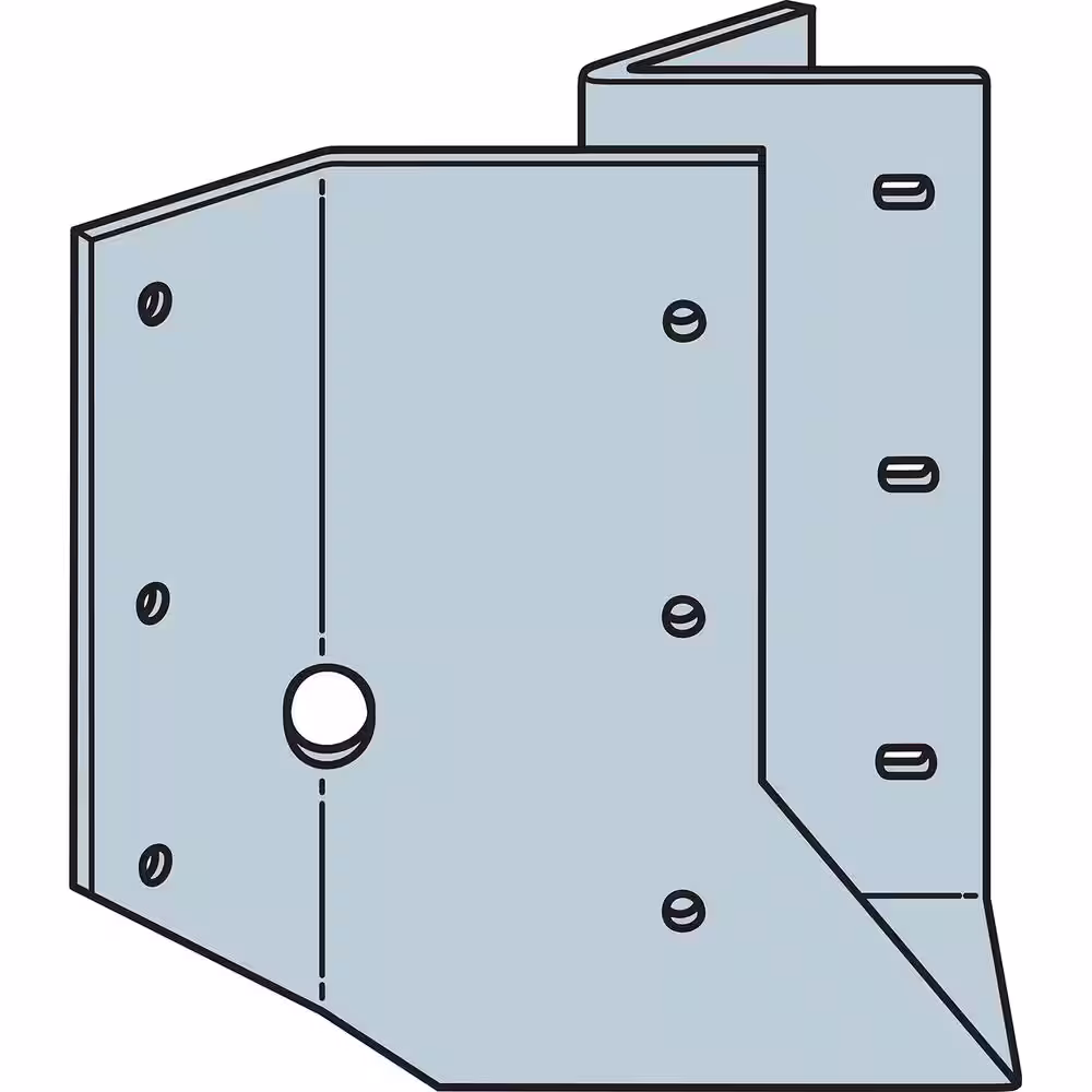 Simpson Strong-Tie SUR ZMAX Galvanized Joist Hanger for 2x6 Nominal Lumber, Skewed Right