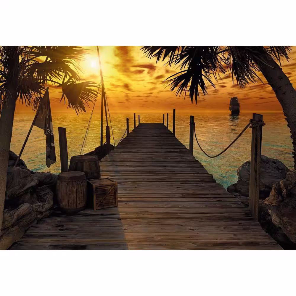 Komar Treasure Island Wall Mural