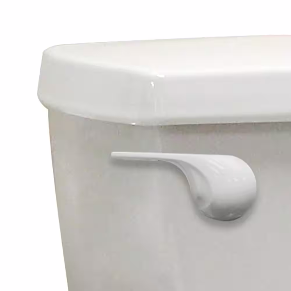 Korky StrongARM Universal Toilet Flush Handle Wave Style in White
