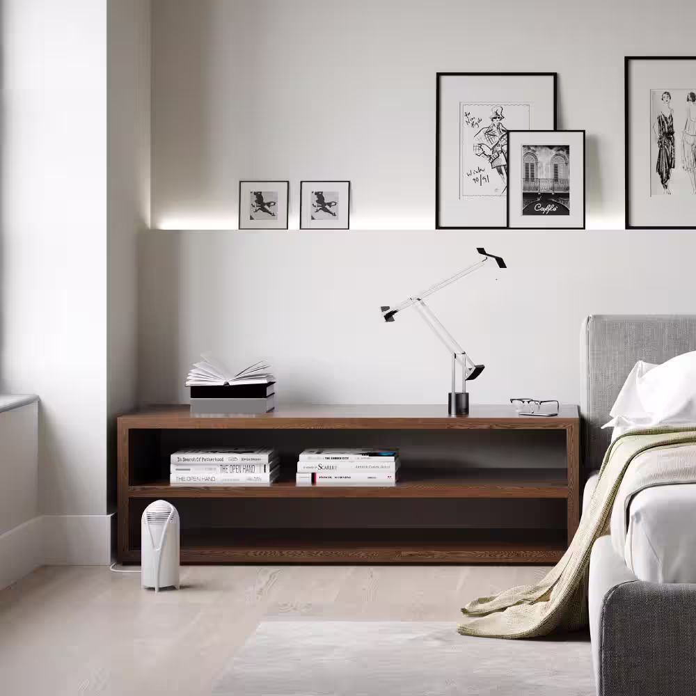 AirFree 180 sq. ft. Filter-Free Technology, Patented Thermodynamic TSS Air Purifier, White, Destroys Mold, Silent Operation