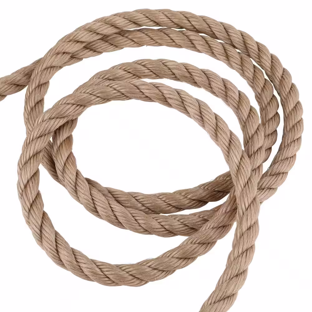 Everbilt 5/8 in. x 200 ft. Polypropylene Twist Rope, Brown