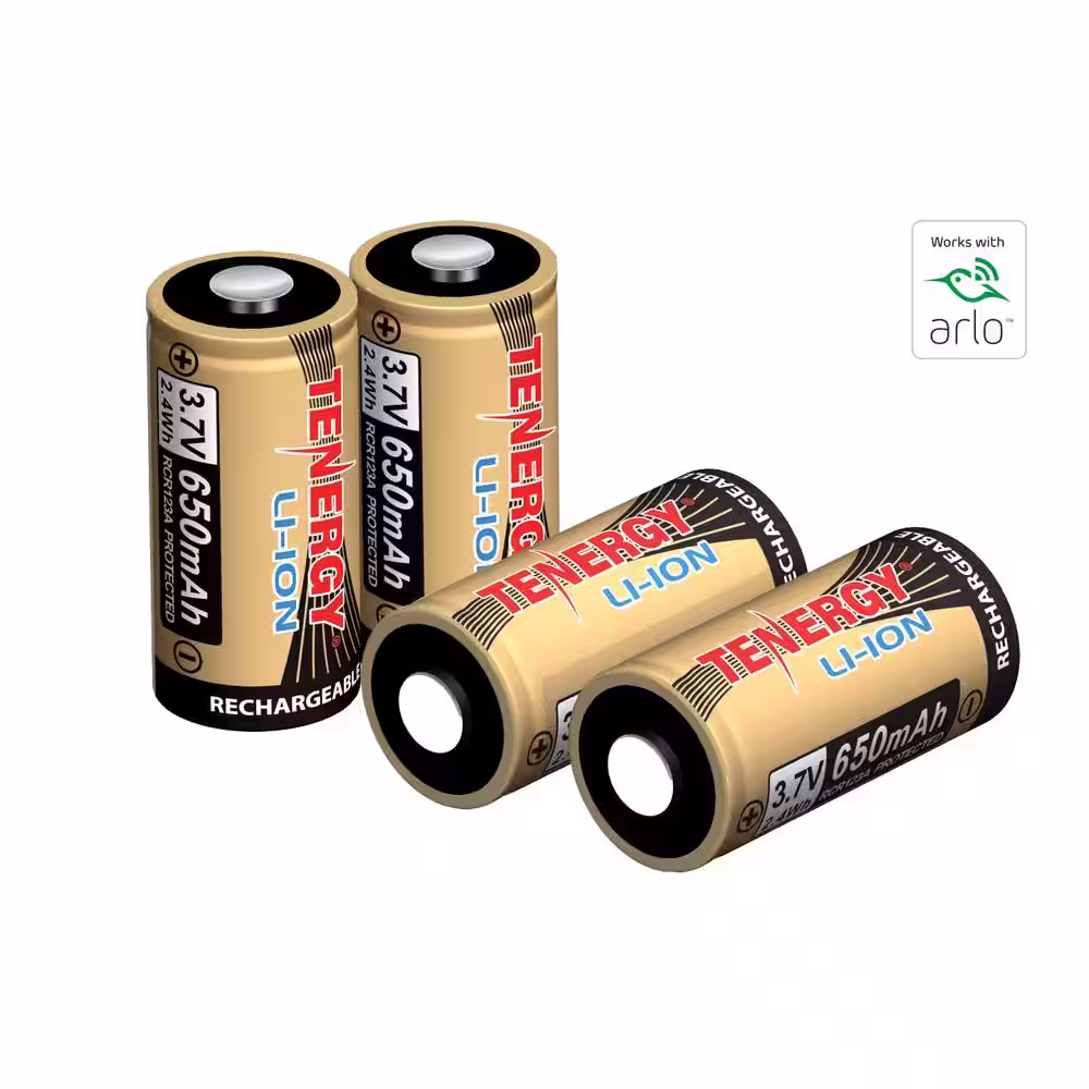 None Arlo Certified Rechargeable Batteries for Arlo Wireless Security Camera (4-Pack)