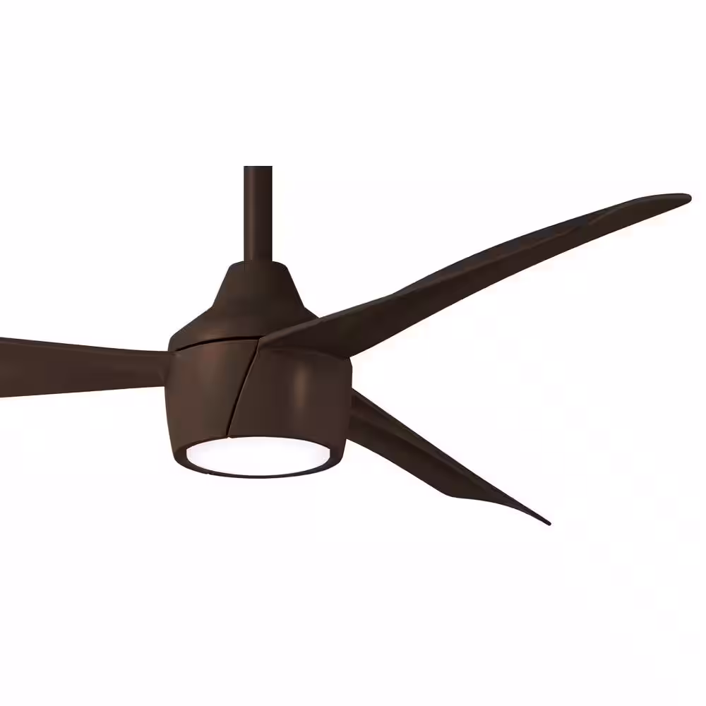 MINKA-AIRE Skinnie 44 in. LED Indoor Oil Rubbed Bronze Ceiling Fan with Remote