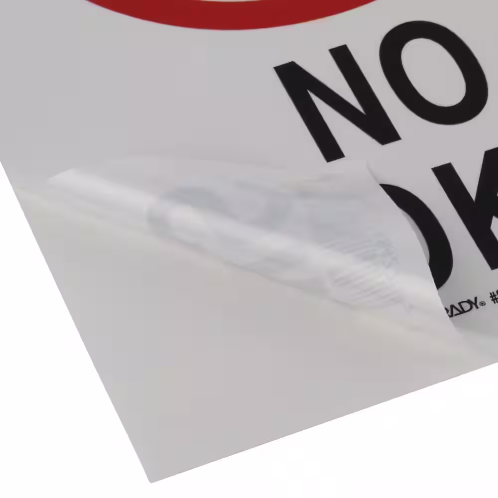 Brady 10 in. x 7 in. Polyester No Smoking Sign