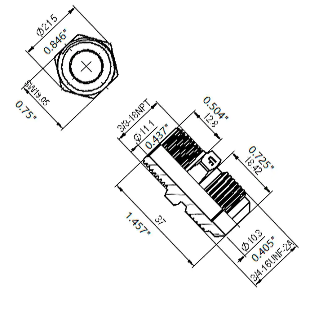 Everbilt 1/2 in. Flare x 3/8 in. MIP Brass Adapter Fitting
