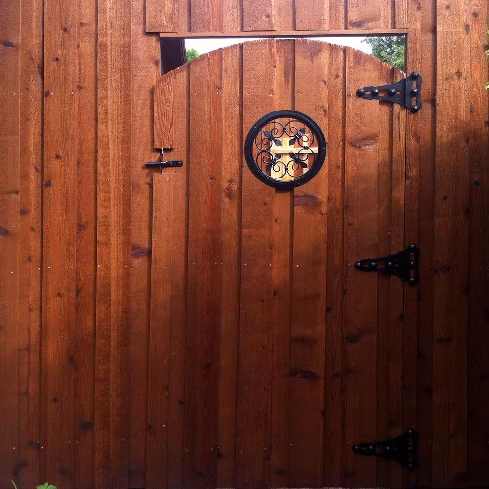 OWT Ornamental Wood Ties 8 in. Gate T-Hinge (Single)