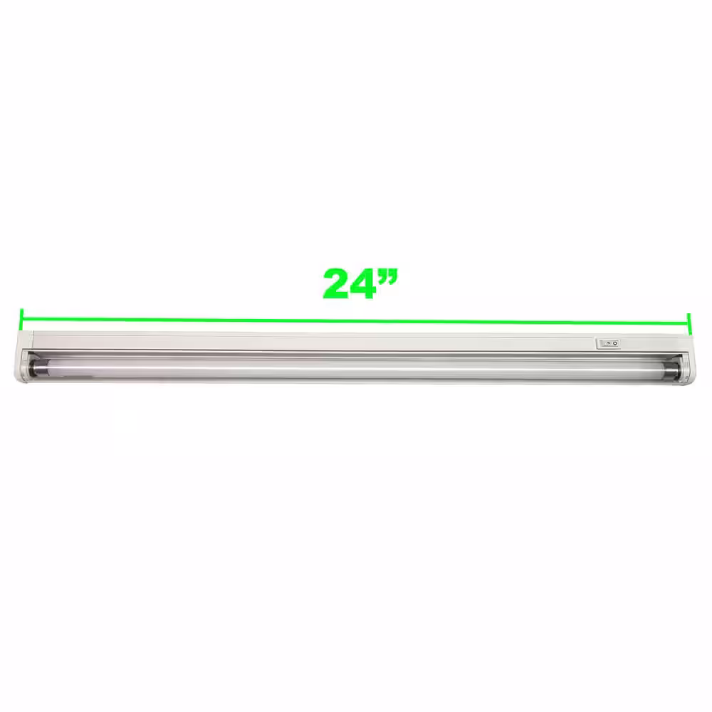 ViaVolt 2 ft. T5 1-Bulb High Output 24-Watt Fluorescent Grow Light Fixture