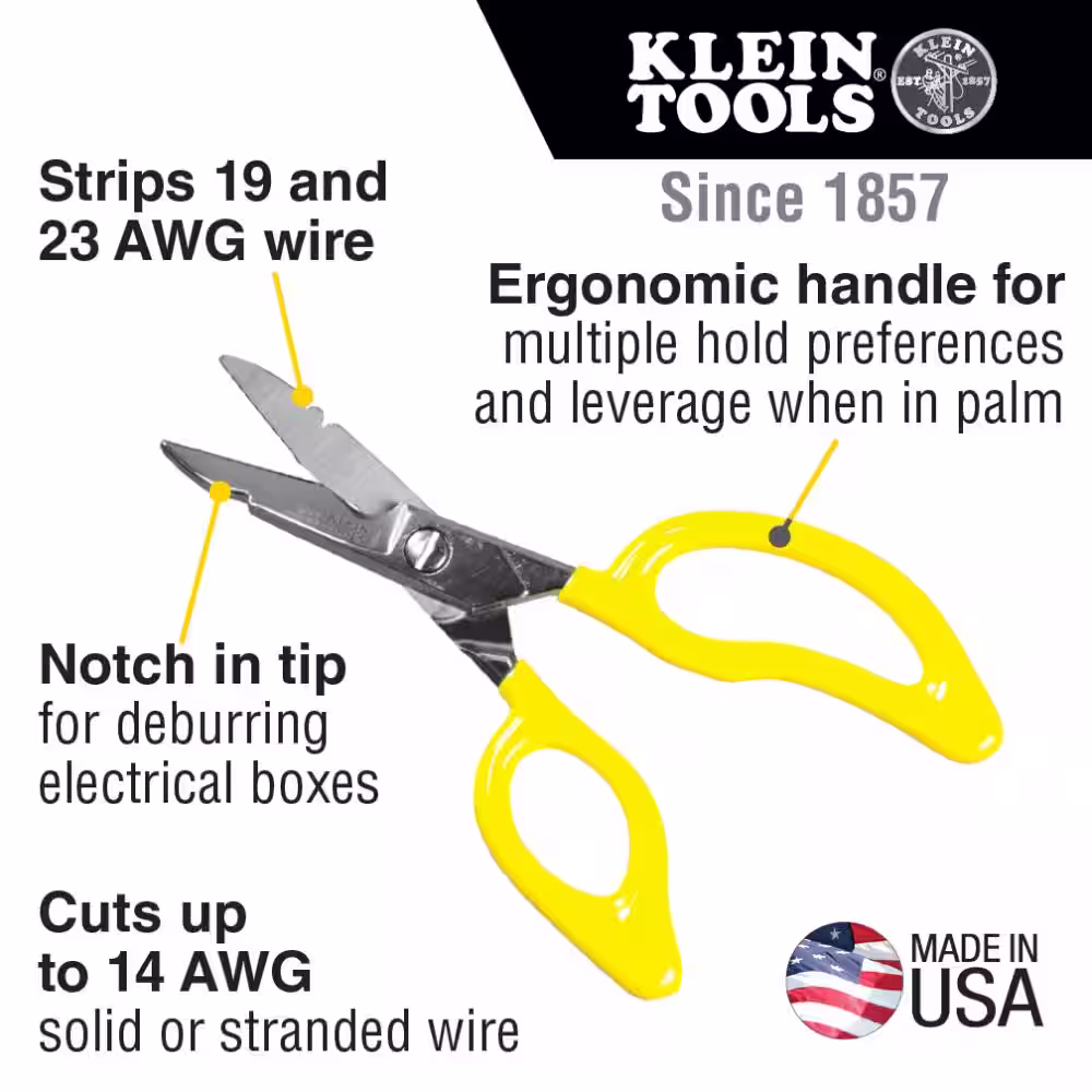 Klein Tools All-Purpose Electrician's Scissors