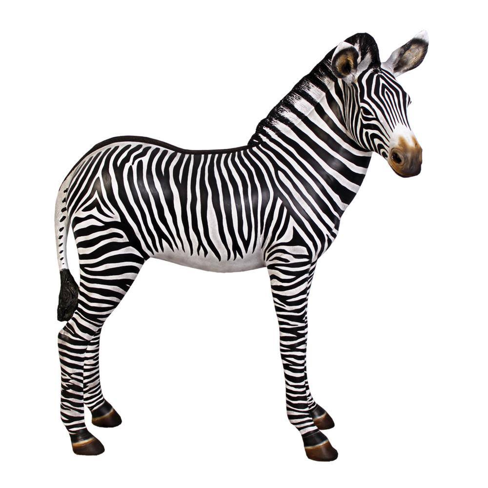 Design Toscano 43.5 in. H African Zebra Foal Grand Scale Statue
