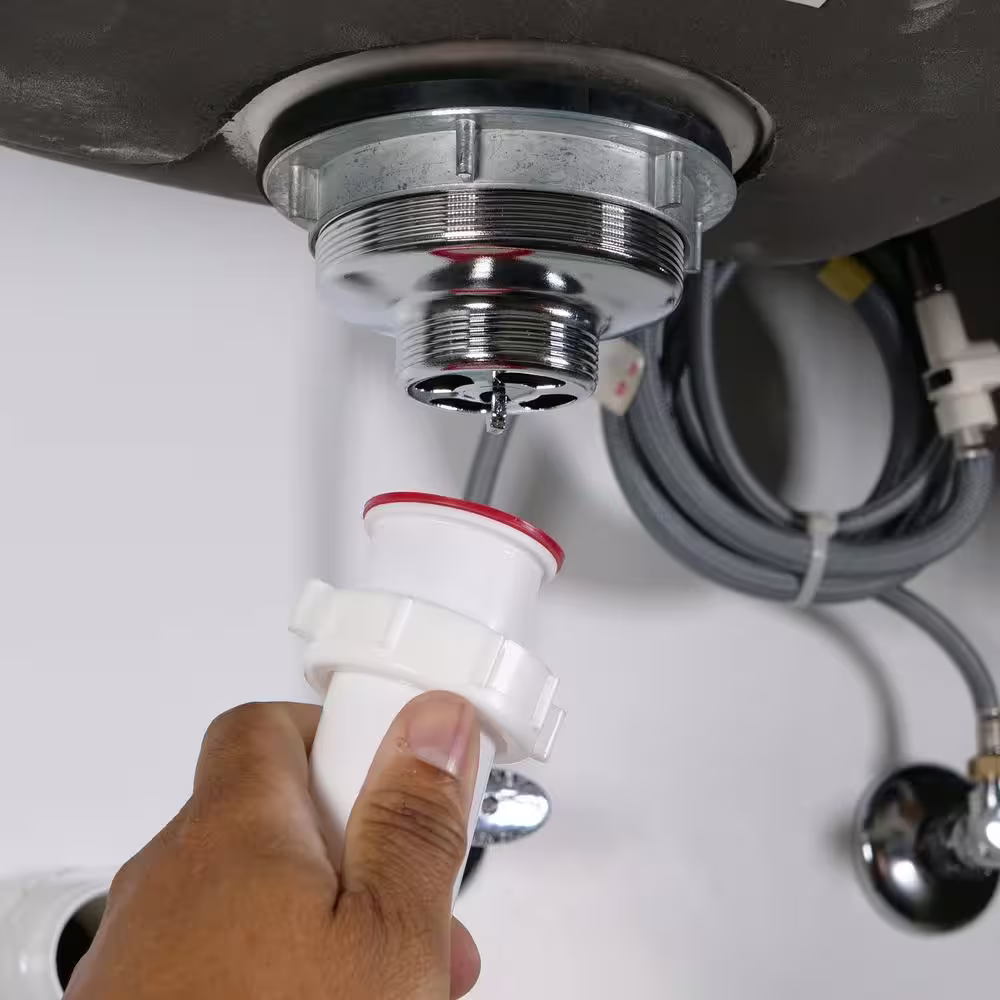 Oatey 1-1/2 in. x 6 in. White Plastic Flanged Strainer Sink Drain Tailpiece