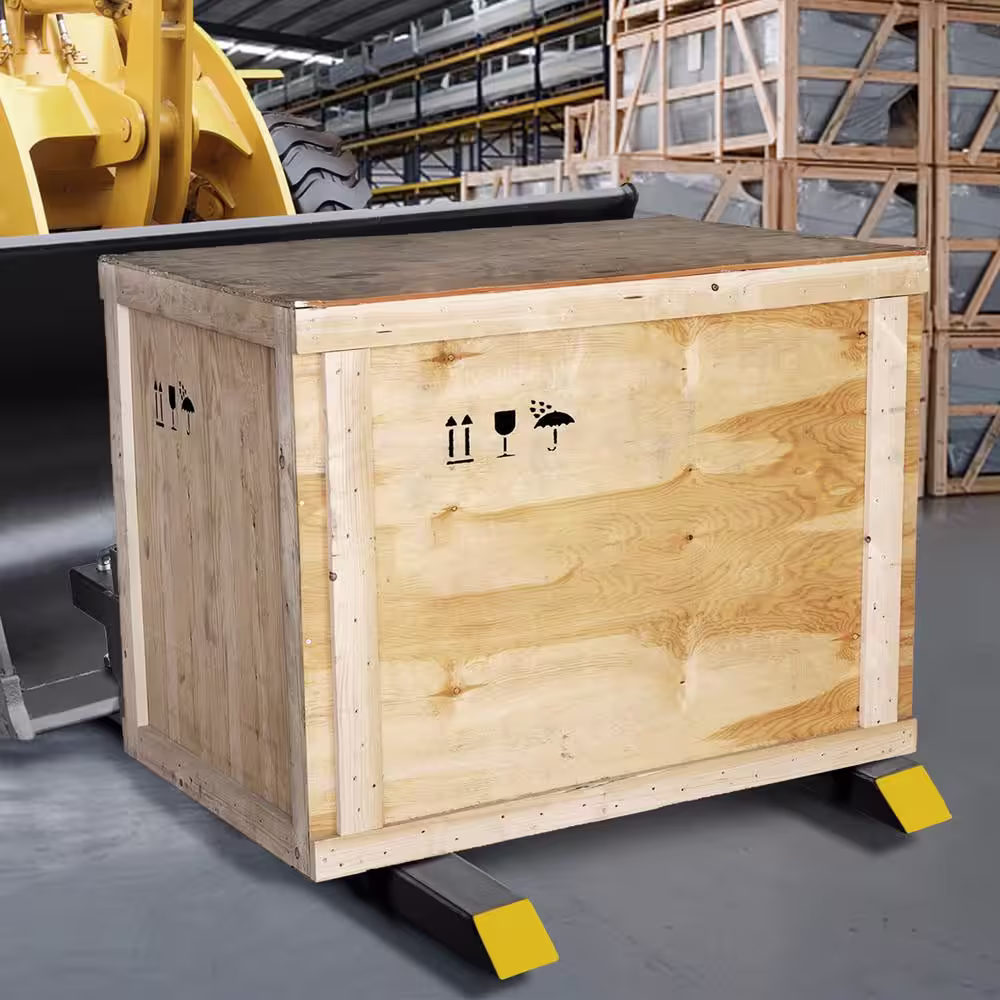 None 2000 lbs. Tractor Bucket Forks 60 in. Total Length Clamp on Pallet Forks with Adjustable Stabilizer bar
