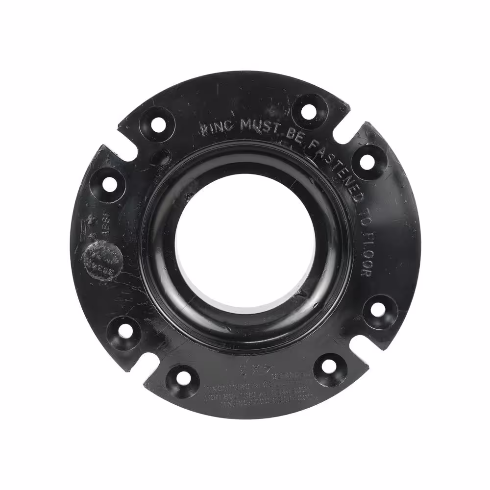 DANCO 7 in. Plastic Male Closet Flange