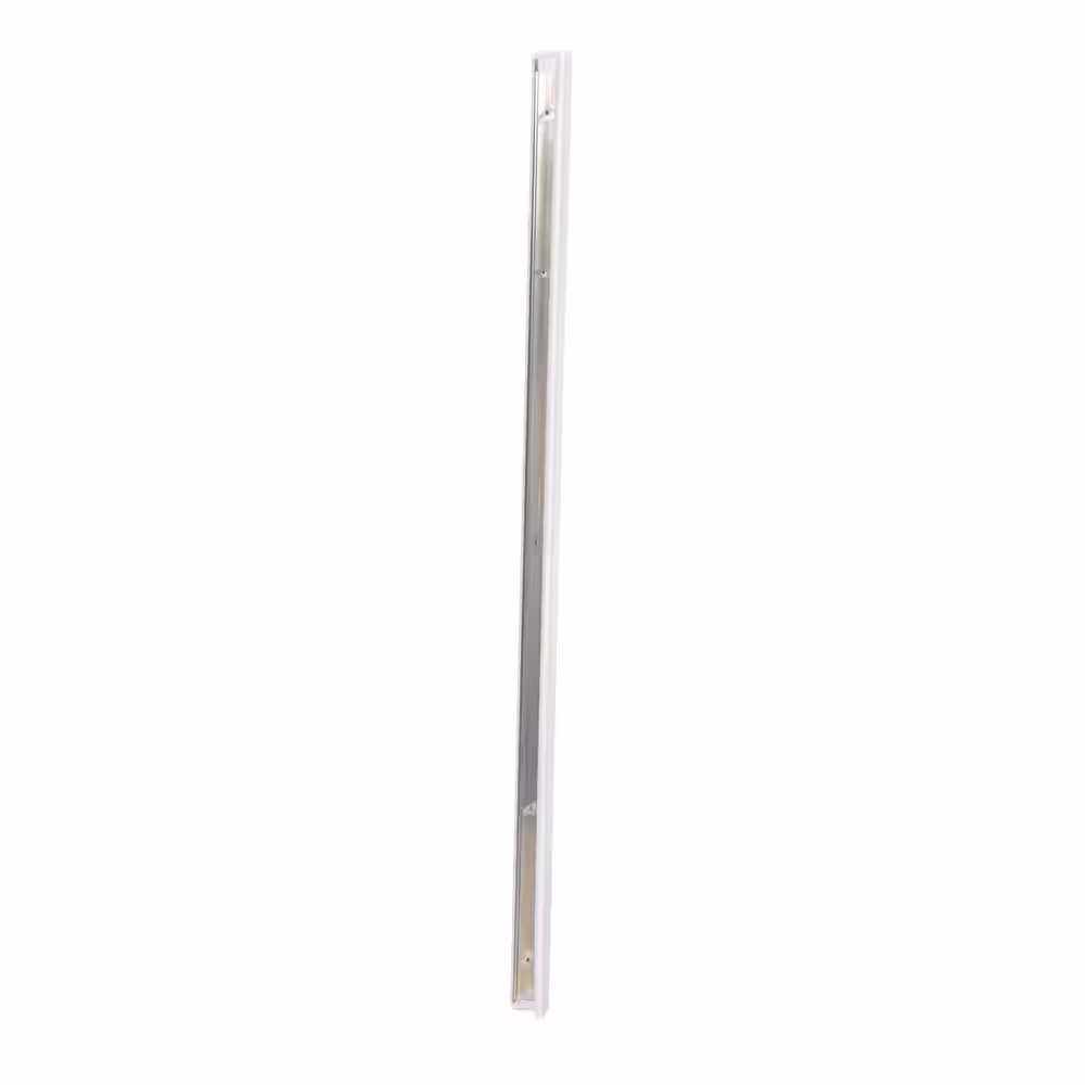 Vestil 2 in. x 48 in. x 2 in. White PVC Corner Guard with Aluminum Insert