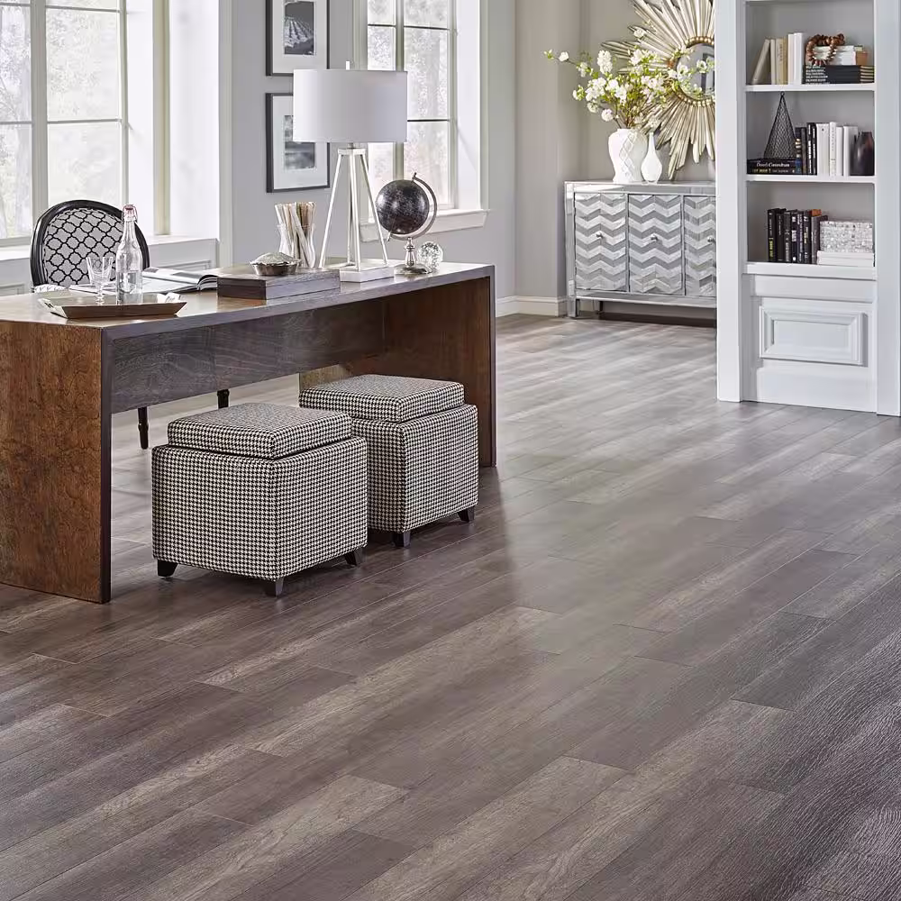 HOMELEGEND Textured Oak Carolina 12 mm T x 6.3 in. W Laminate Wood Flooring (756 sqft/pallet)