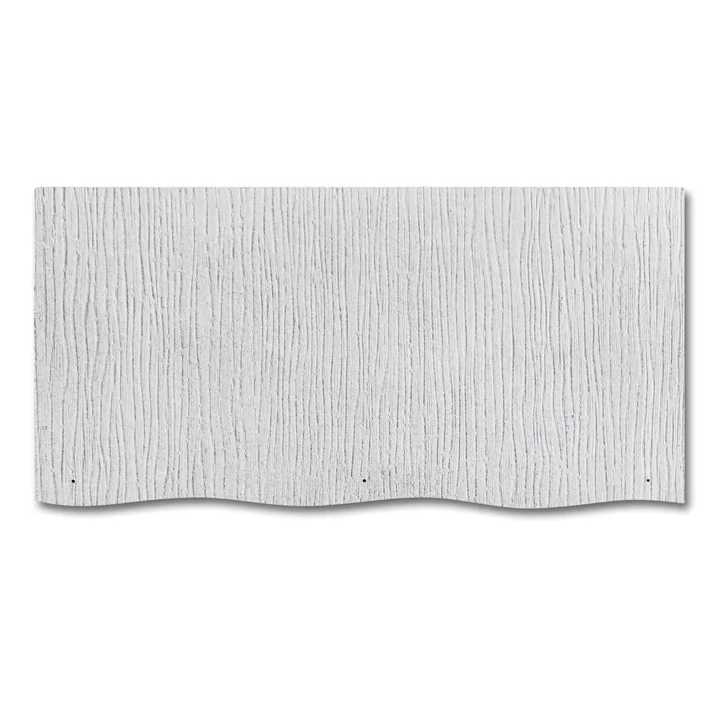 GAF WeatherSide Purity Wavy 12 in. x 24 in. Fiber-Cement Siding Shingle (18-Bundle)