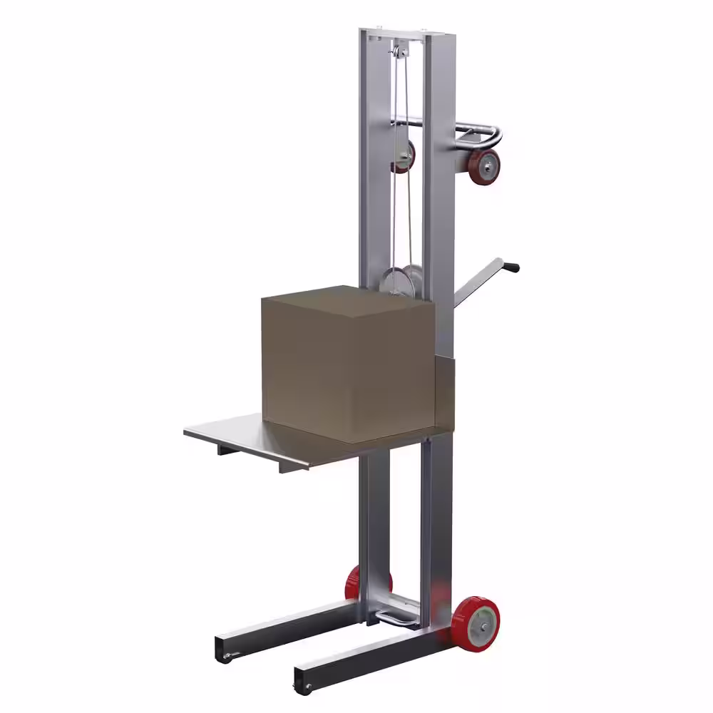 Vestil 400 lb. Capacity Aluminum Lite Load Lift with Winch