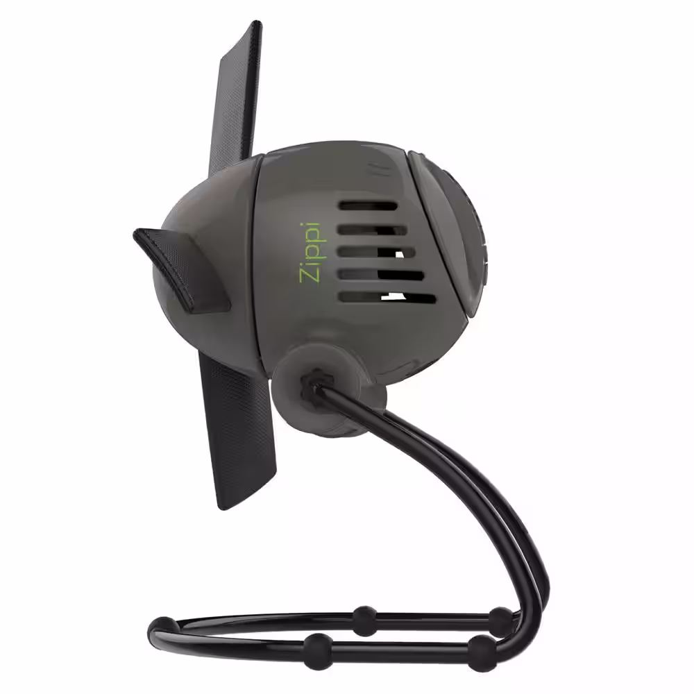 Vornado Zippi 7 in. Personal Soft-Blade Fan in Graphite Gray