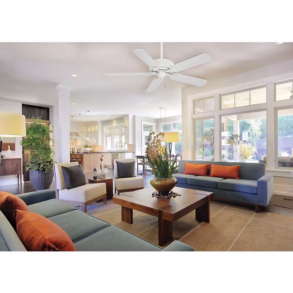 Casablanca Ainsworth 54 in. Indoor Cottage White Ceiling Fan