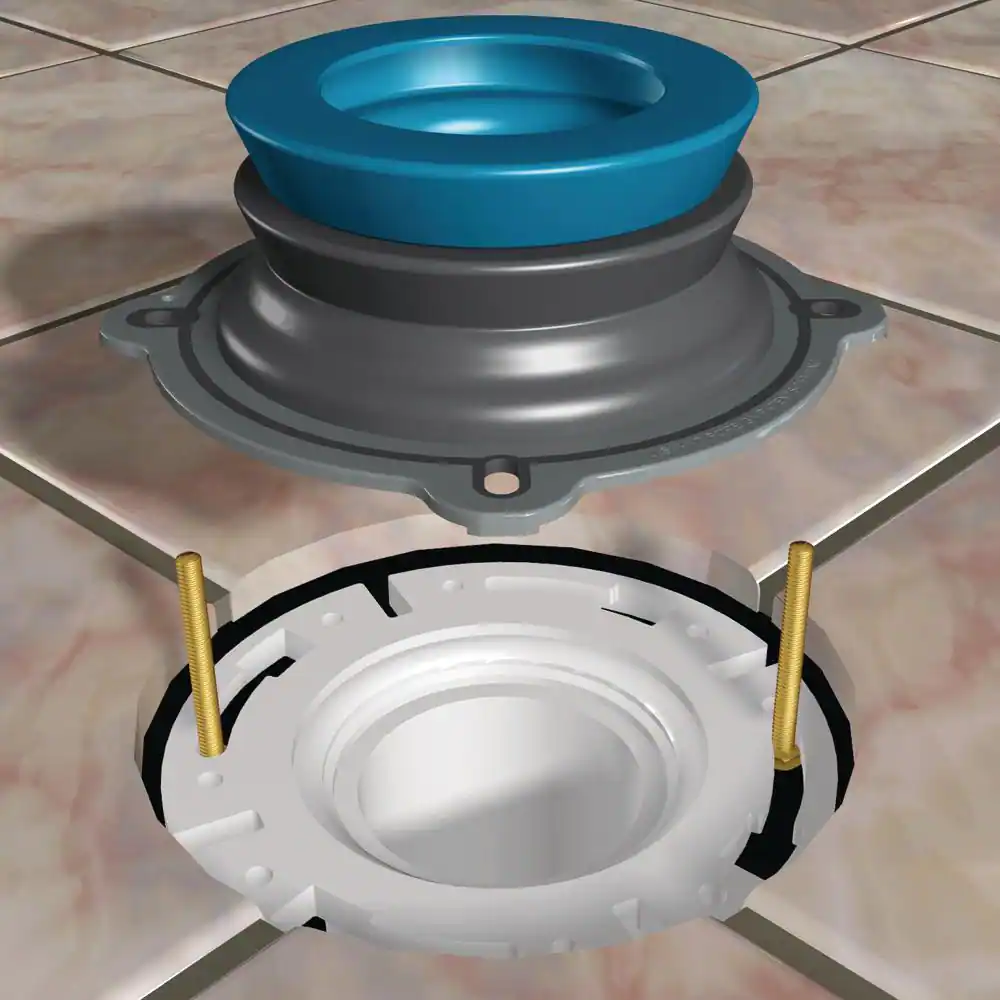 DANCO Perfect Seal Toilet Wax Ring with Bolts